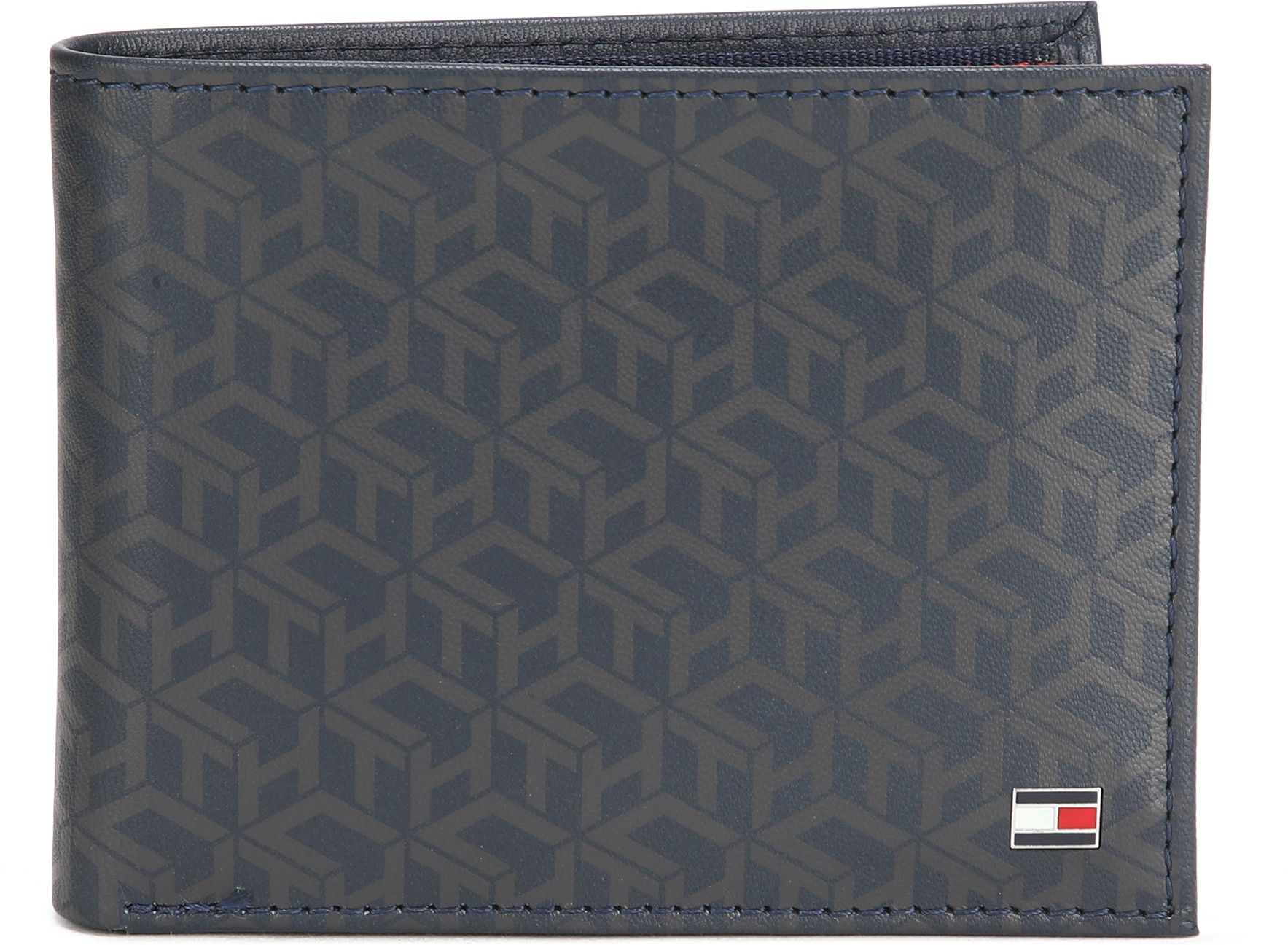 tommy hilfiger Men Blue Genuine Leather Wallet - Regular Size-picture-11