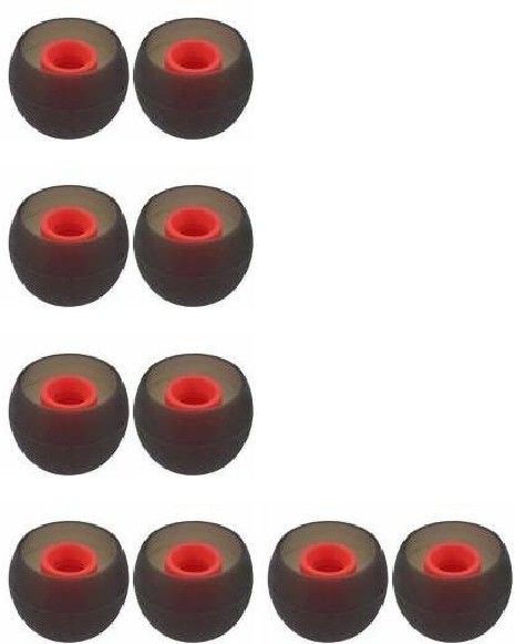 BBS PRO Red 10 pcs Earbuds Rubber earphone tips replacement headphone ear cushion ear buds for bluetooth earphones, Eartips In The Ear Headphone Cushion-image-21