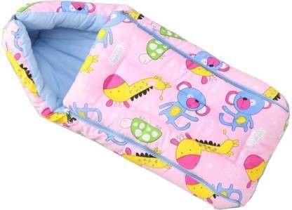 baby desire Cotton Baby Sleeping Bag/Carry Bag (0-3 Months) Soft & Comfort Sleeping Bag-picture-13