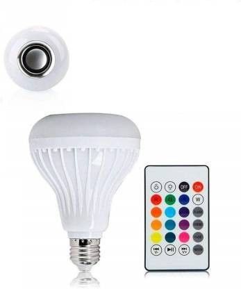 Hiccup New Bluetooth Speaker Multi Color Changing RBG Led Music Light Bulb Bluetooth Music Bulb Led For Party Home Decoration And Night Light WIth 7W RBG LED and 5 W bluetooth Sterio Speaker For Home Party Decoration, Birthday Celibration Night Light Smart Bulb Smart Bulb-image-15