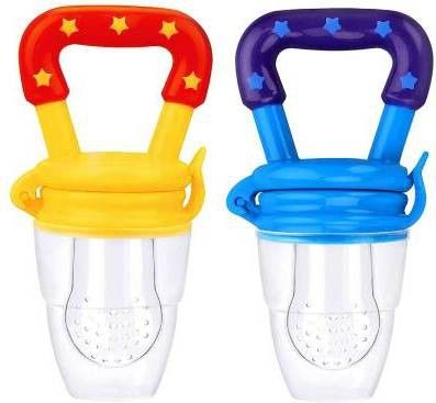 croox Baby fruit Feeder/BPA Free/Food Feeder/Silicone Food Nibbler/ Feeder (Multiple) Teether and Feeder-picture-21