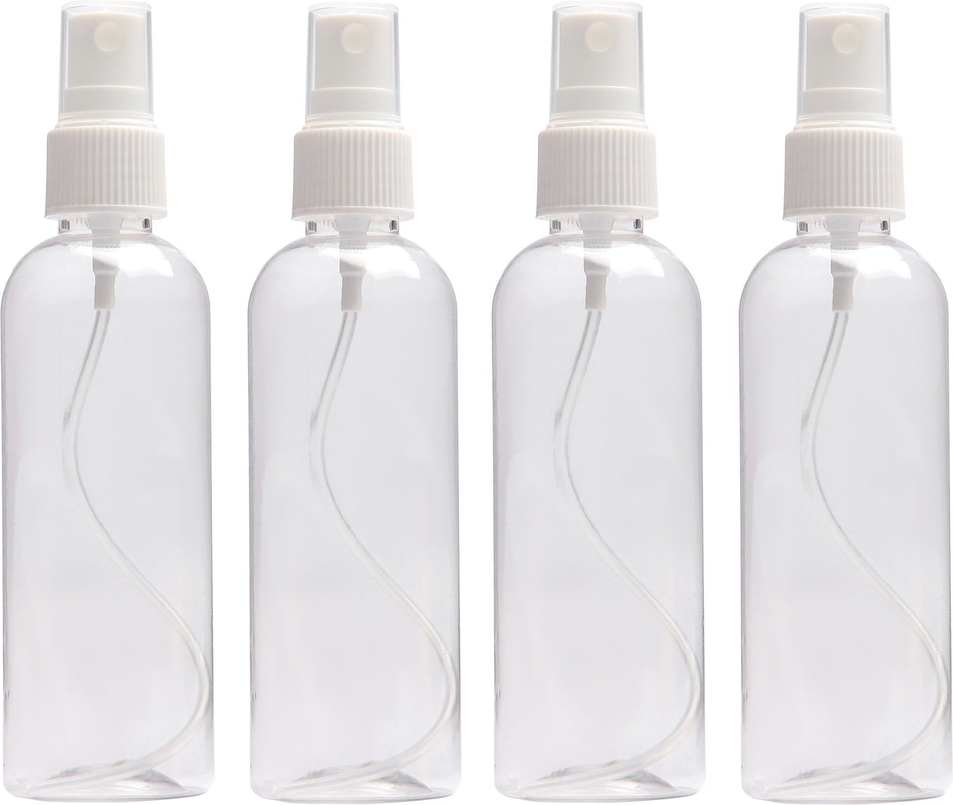 Transparent Empty Spray Bottle 100 ml Bottle Pack Of 4 100 ml-image-36