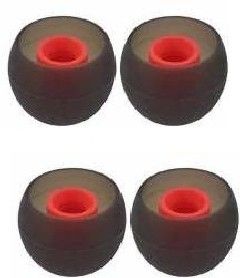 BBS PRO Red 4 pcs Earbuds Rubber earphone tips replacement headphone ear cushion ear buds for bluetooth earphones, Eartips In The Ear Headphone Cushion-image-37