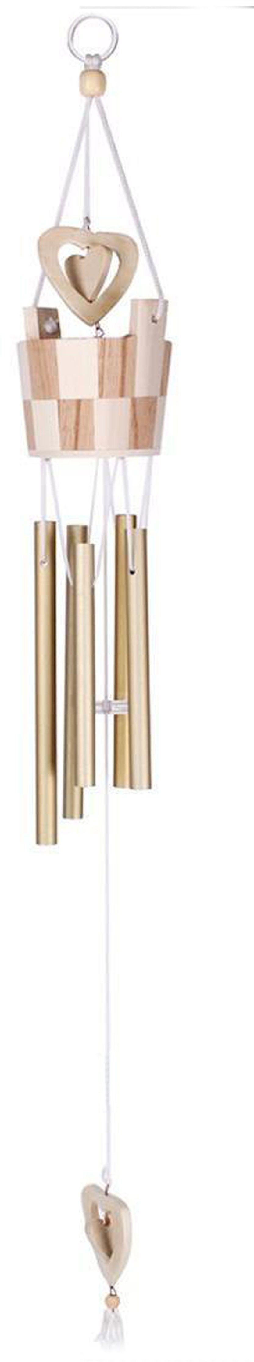 crazycrafts wind chime for possitive energy and good luck. Brass, Wood Windchime-picture-13