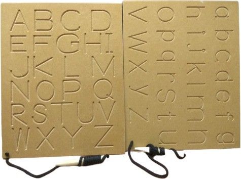 Wooden Capital And Small Alphabet Writing Practice Fun Boards For Learning Kids - Set of 2-image-47