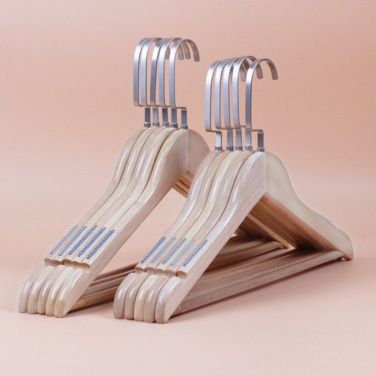 ganpati Hangers Eco Friendly Italian Design Wooden Hanger Wooden Dress Pack of 10 Hangers ForDress-picture-13