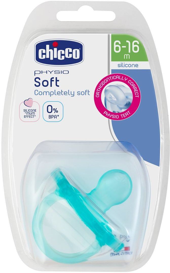 chicco Ph.Soft Blue Sil 6-16M 1Pc Soother-picture-13