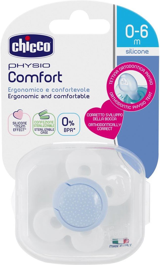 Soother Ph.Comfort Blue Sil 0-6M 1Pc C Soother-image-7