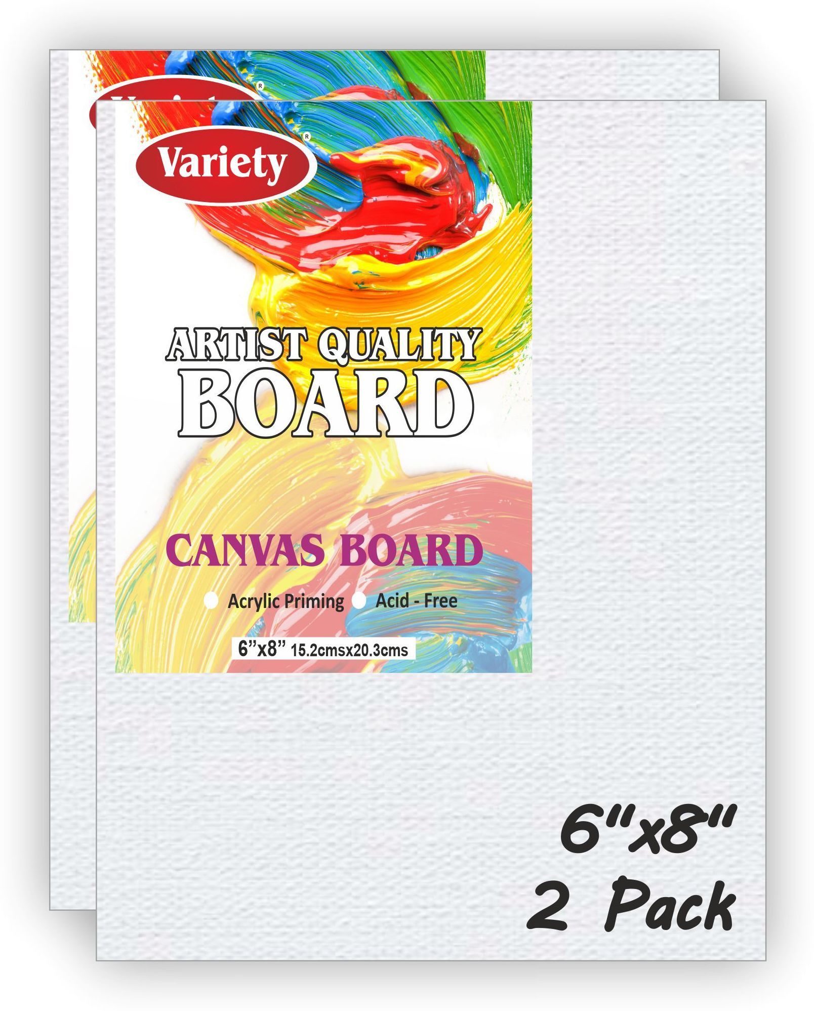 6 X 8 CANVAS BOARD Cotton Medium Grain Board Canvas (Set of 2)-image-23