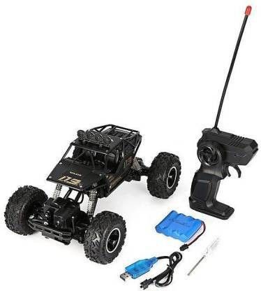 Metal Body Rechargeable Rock Crawler 4 WD Drive 2.4 Ghz 4x4 Rally Car RC Monster Truck (Multicolor)-image-13
