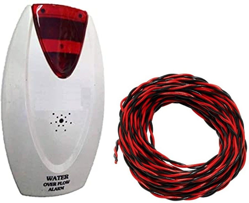 CraftQua Water Tank Alarm Overflow Loud Voice Sound High Quality + 15mtr Connecting Wired Wired Sensor Security System-image-21
