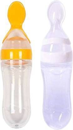 Premium First Feed Feeder For Baby - Non Toxic, BPA Free, Silicone Matterial Combo pack of 2- SILICONE-image-4