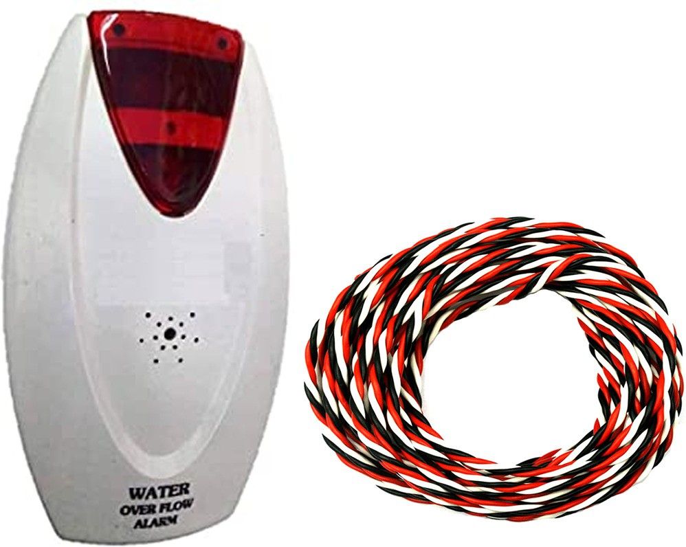 CraftQua Water Tank Alarm Sensor Loud Voice Sound Quality + 15mtr Connecting Wire DIY Wired Sensor Security System-image-16