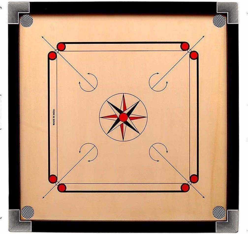 deepak GLOSS FINE NEW STYLE 20 INCH Carrom Board Game-picture-22