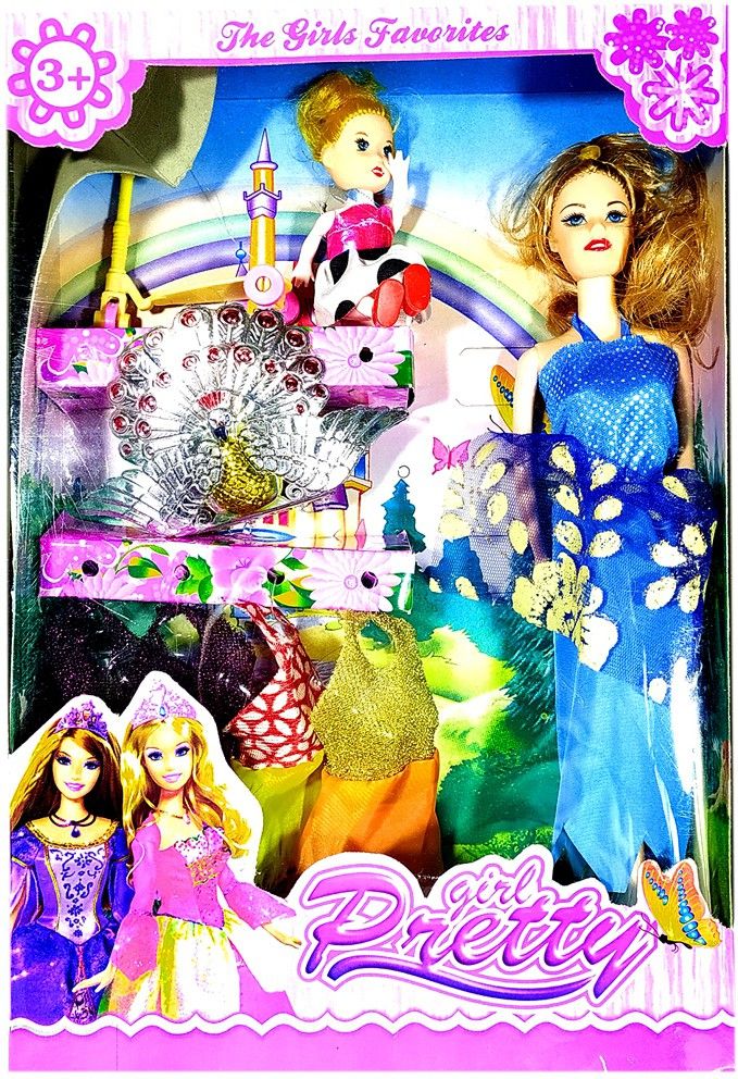 vd toy's PREETY Doll Pretty Girl With Accessories | With Cycle Multicolor-picture-34