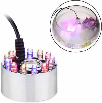 Mist Maker Fogger with 12 LED Lights Water Pond Garden Fountain Fogger Indoor Outdoor Fountain Accessories Fog Machine Atomizer Air Humidifier Fog Smoke Machine-image-22