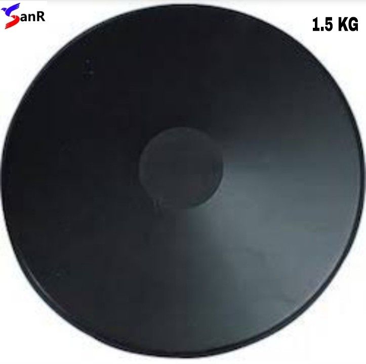 PU Black discus throw 1.5 kg Plastic Discus Throw Disc