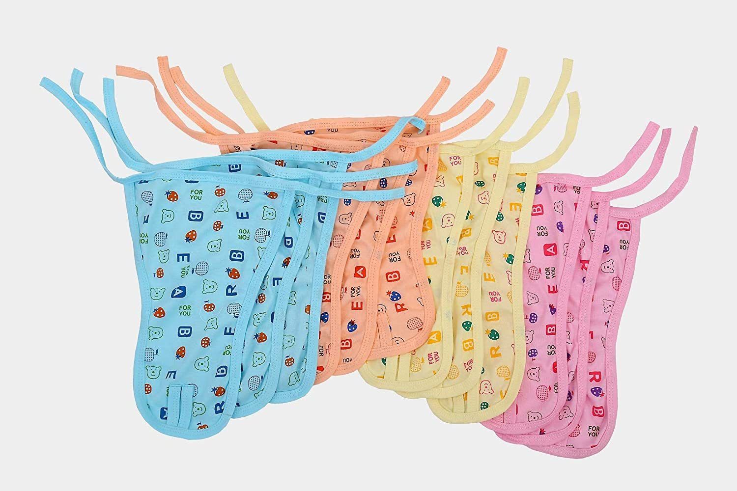 Baby Nappy (Langot) (Cloth Diaper), Set Of 12, 0-6 Months, Multicolor-image-38