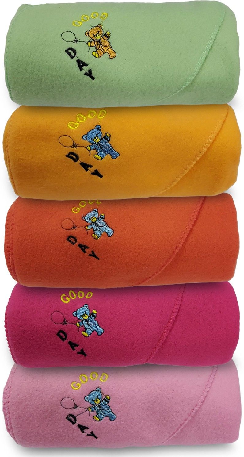 alamodey Solid Crib Hooded Baby Blanket for Mild Winter-picture-11