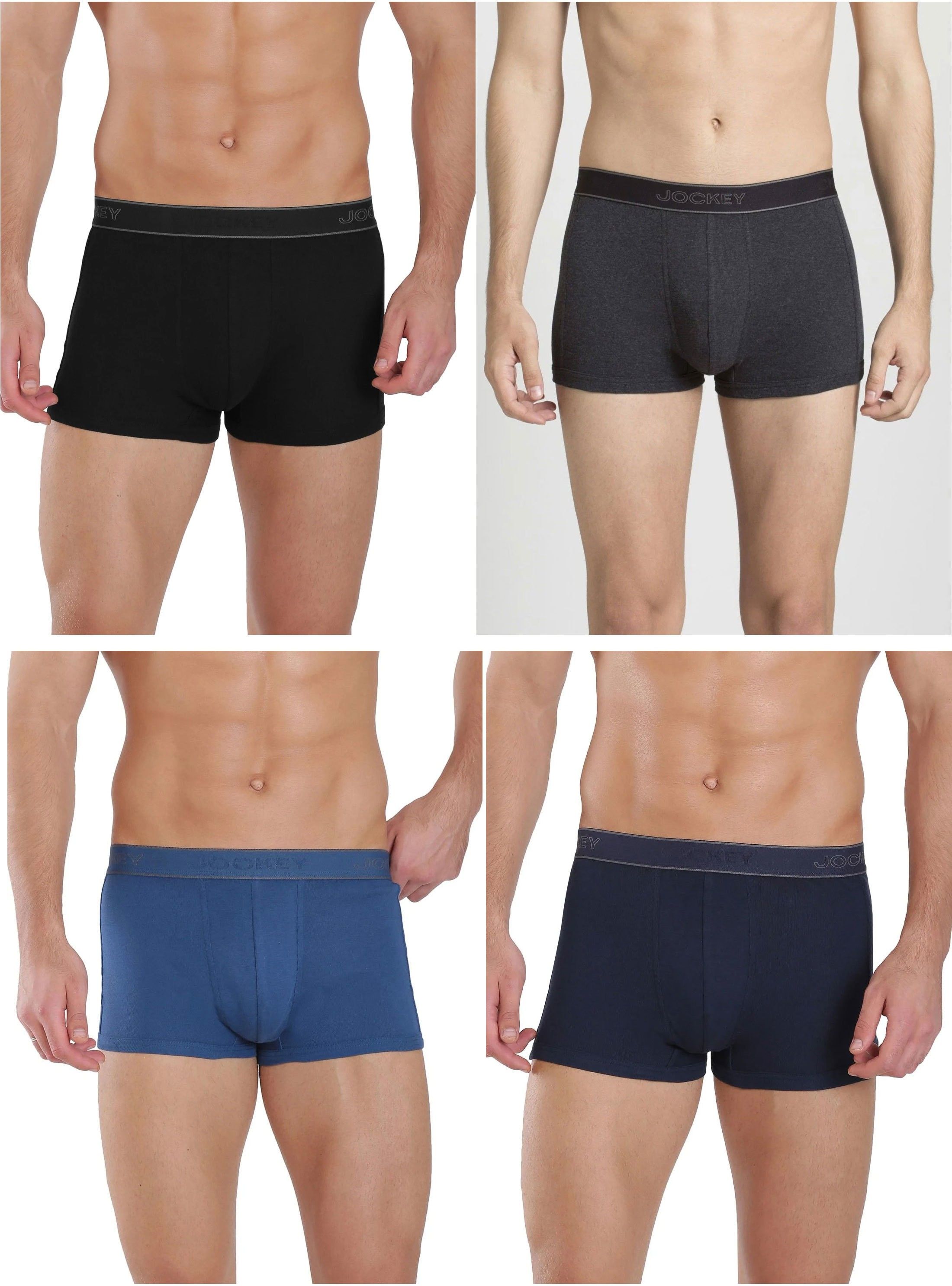 jockey Pack of 4 Solid Men Trunk-picture-29