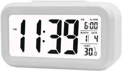 btoc Digital White Clock image 1