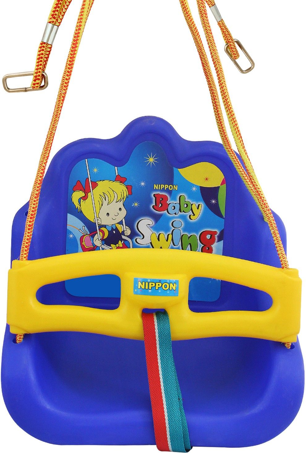 nippon Baby Swing for Kids | Home | Balcony | with Hook | 1-3 Years | Jhula | String and Hook Included | Rope of 4 Feets or 50 Inches Swings-picture-10