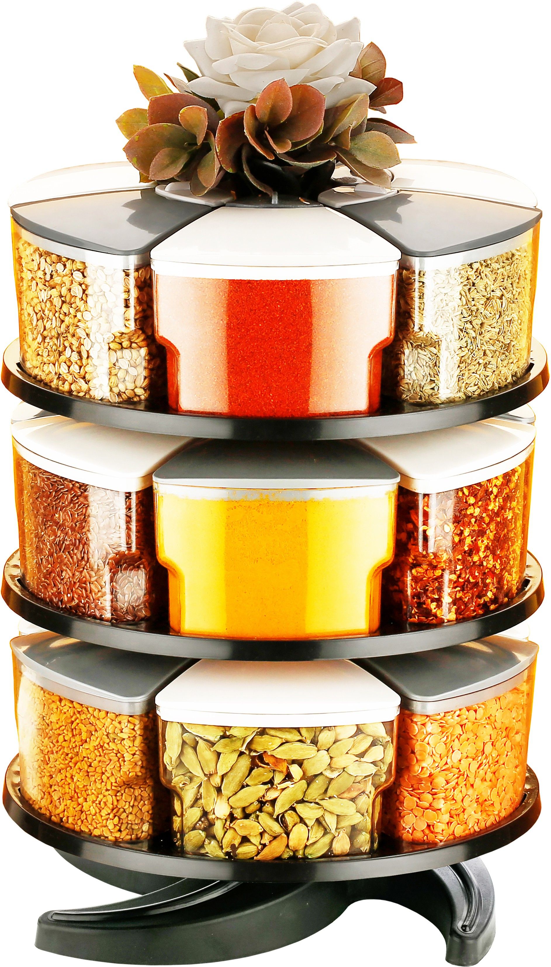 Plastic Cereal Dispenser- 300 ml-image-1