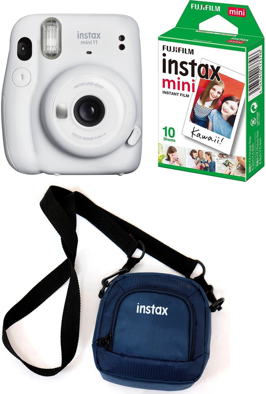 FUJIFILM Instax Mini 11 White with Pouch and 10 Shot film Instant Camera-image-34