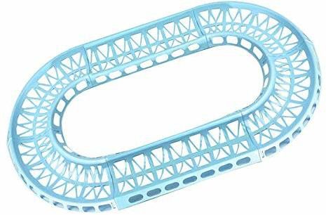Giant Oval Pet Training Runway Exercise Track for Hamster/Dwarf / Gerbil/Mice / Mouse (Blue) (Ball Included) Plastic Training Aid For Mouse-image-34