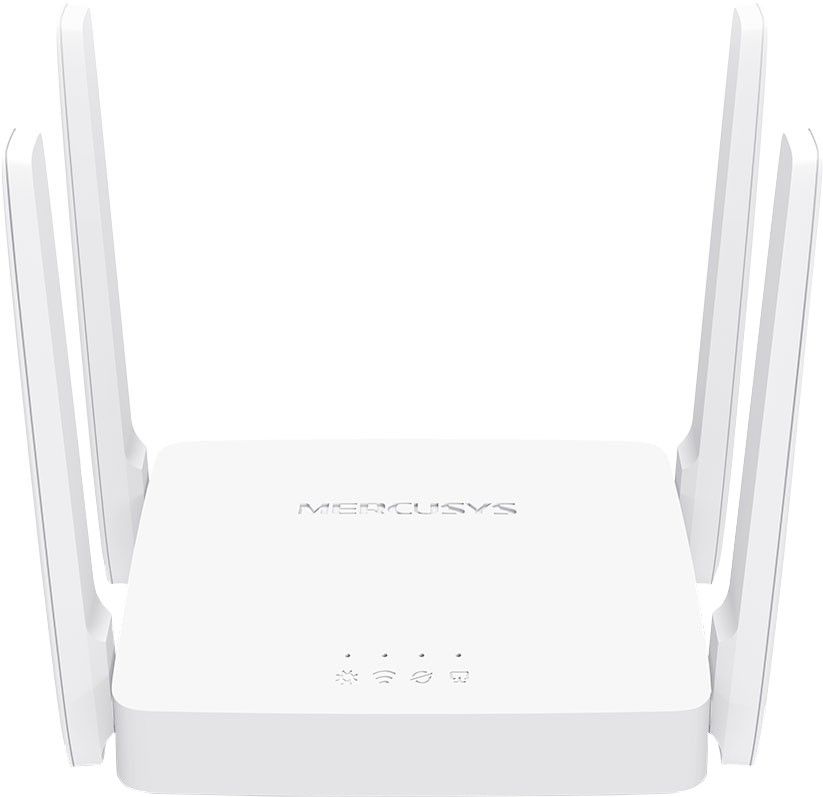 Mercusys AC10 Wireless Router 2.4 GHz, 5 GHz 1200 Mbps Wifi Speed Dual Band External Antenna Ethernet (Cable Broadband)