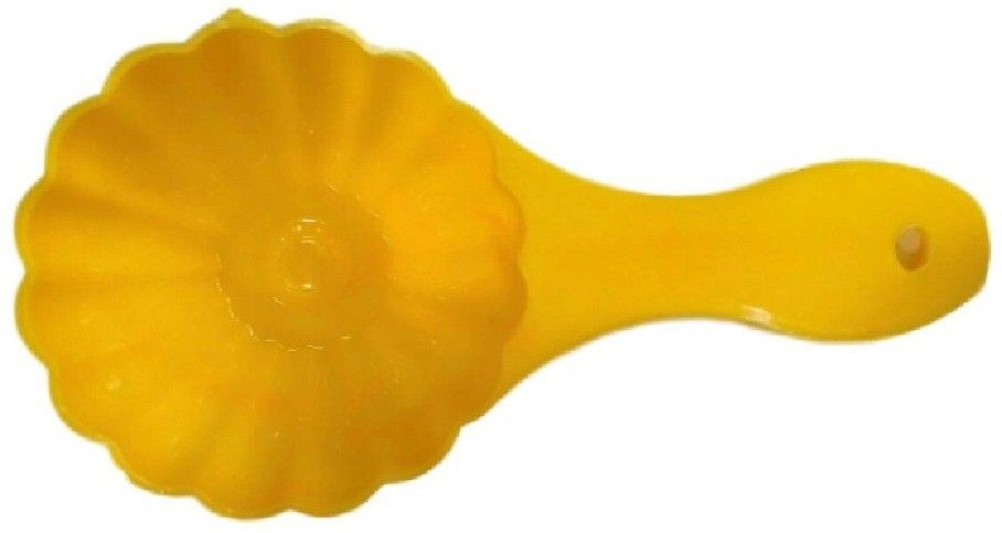 Prasad Vitaran Spoon Kitchen Tool Mould Dough Press for Modak Dumpling Pie Modak Maker Churma Mould Plastic Measuring Spoon Set-image-2
