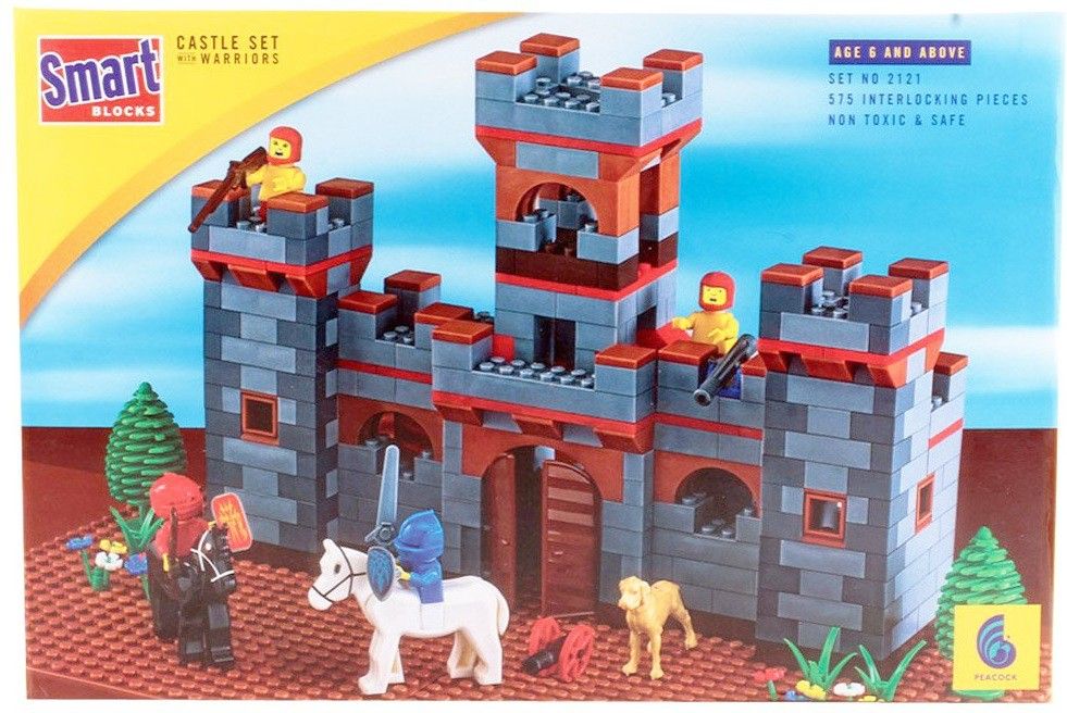 peacock Smart Blocks Castle Set Senior- 575 Pcs-picture-22