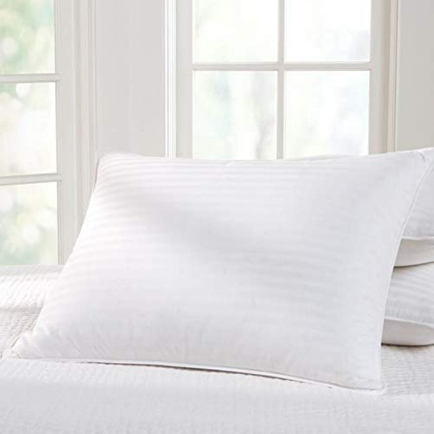 Polyester Fibre Sleeping Pillow Pack of 1 Stripes-image-12