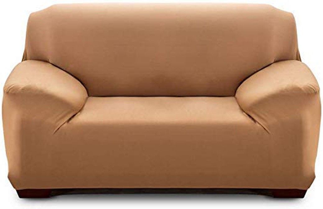 house of quirk DOUBLESOFA_COVER_TAN Sofa Fabric-picture-11