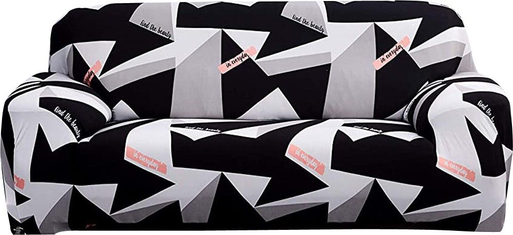 house of quirk DOUBLESOFA_COVER_PRISM_BLA Sofa Fabric-picture-36