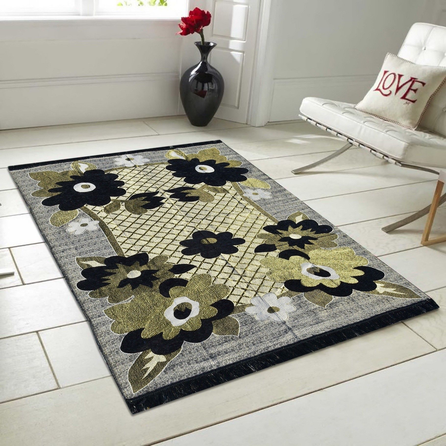Multicolor Cotton Carpet-image-30