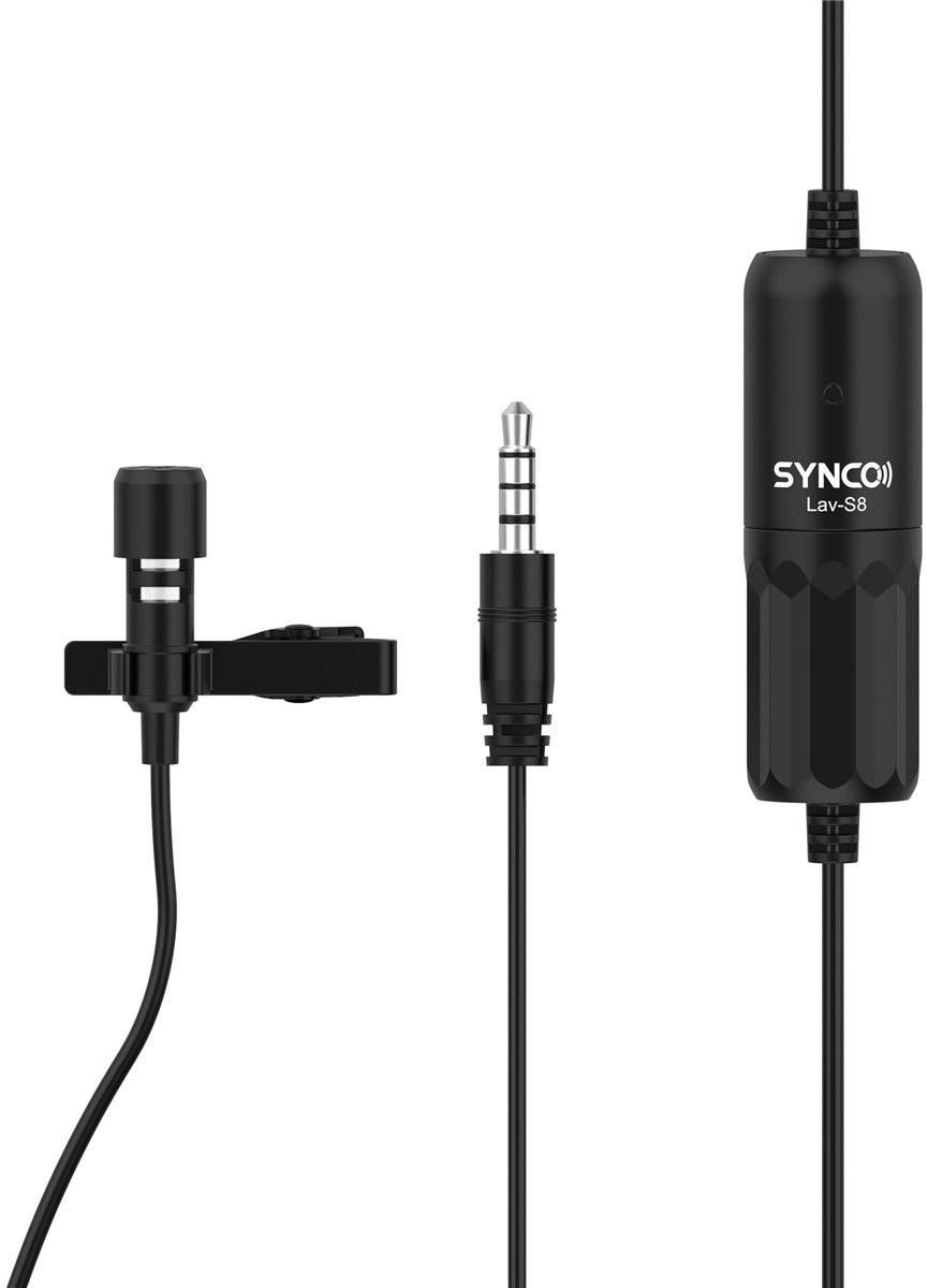 SYNCO Audio Lav-S8 Omnidirectional Lavalier Camera Microphone