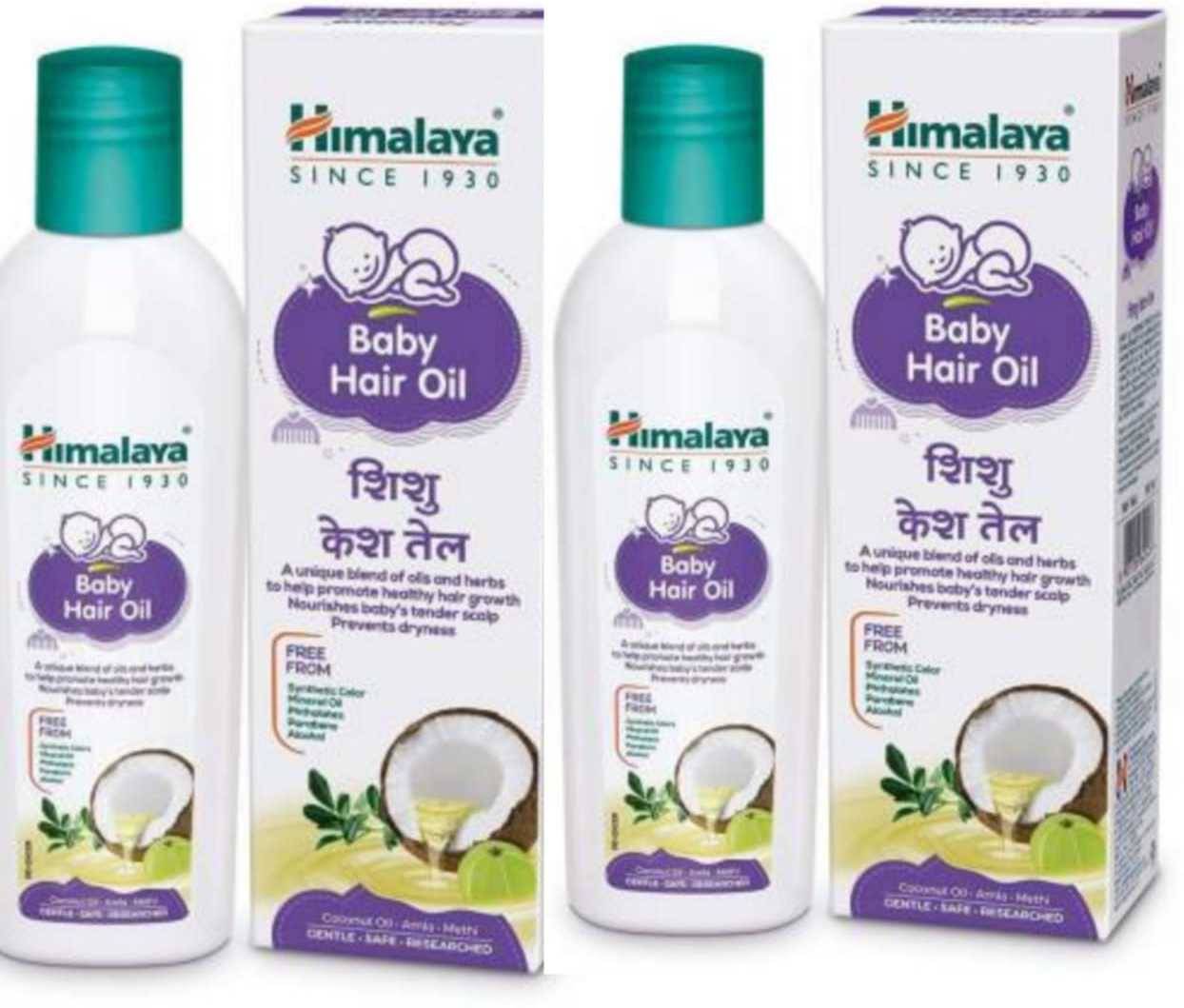 Himalaya Baby Hair Oil, 200 ml, Pack of 2