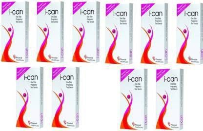 (Discreet / Confidential Delivery)- Set of 10, Piramal's One Step Pregnancy Test Kit Digital Pregnancy Test Kit
