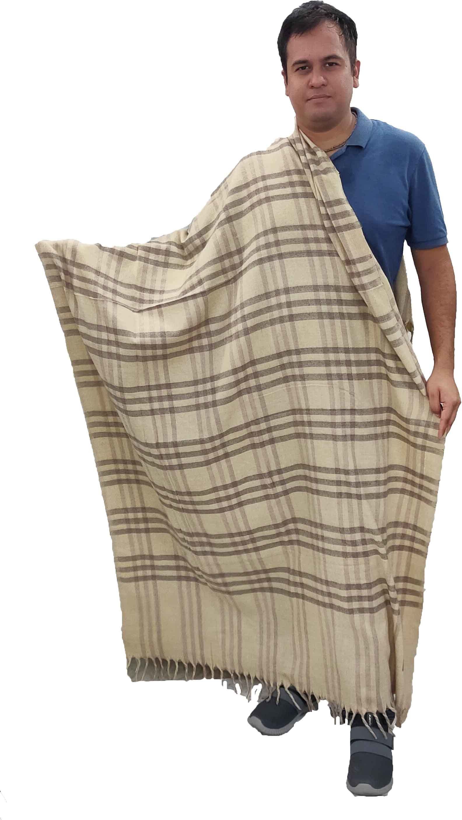 Vrinde Wool Checkered Men Shawl-picture-30