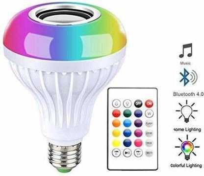 Bhanu 12-Watts LED Fully Remote Controlled Music Light Bulb Smart Bulb-image-13