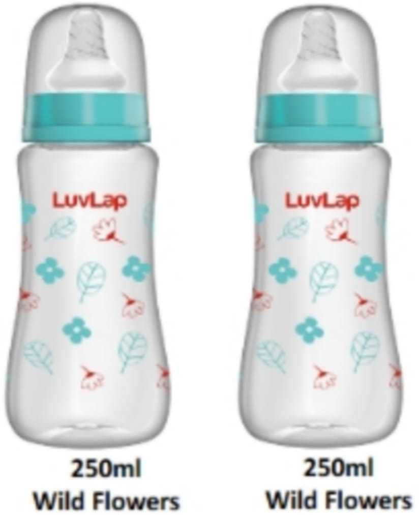 luvlap Natura flo Feeding Bottles Combo of 2 - 250 ml-picture-18