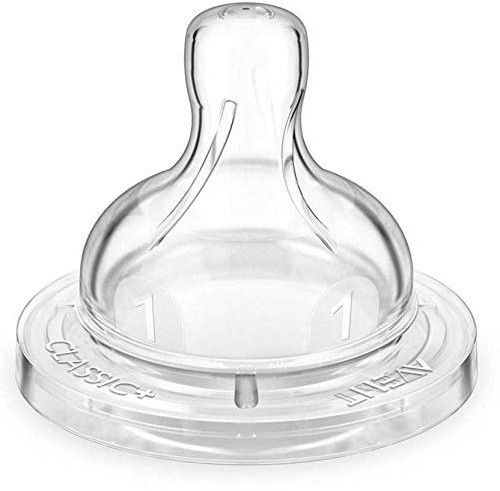 teeny weeny Silicone Soft Baby Fast Flow Nipples for Steel Feeding Bottle (Set of 1) New Born Flow Nipple-picture-16