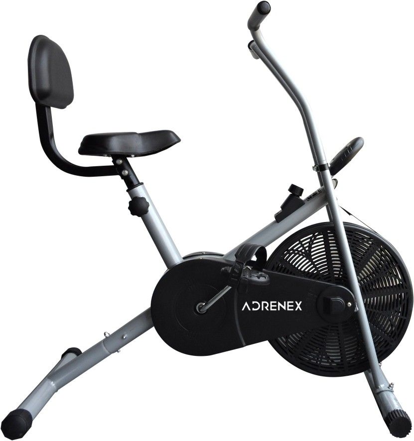 adrenex by flipkart AIRBIKE90BS Exercise Bicycle with Fixed Handles and Back Support Upright Stationary Exercise Bike-picture-6