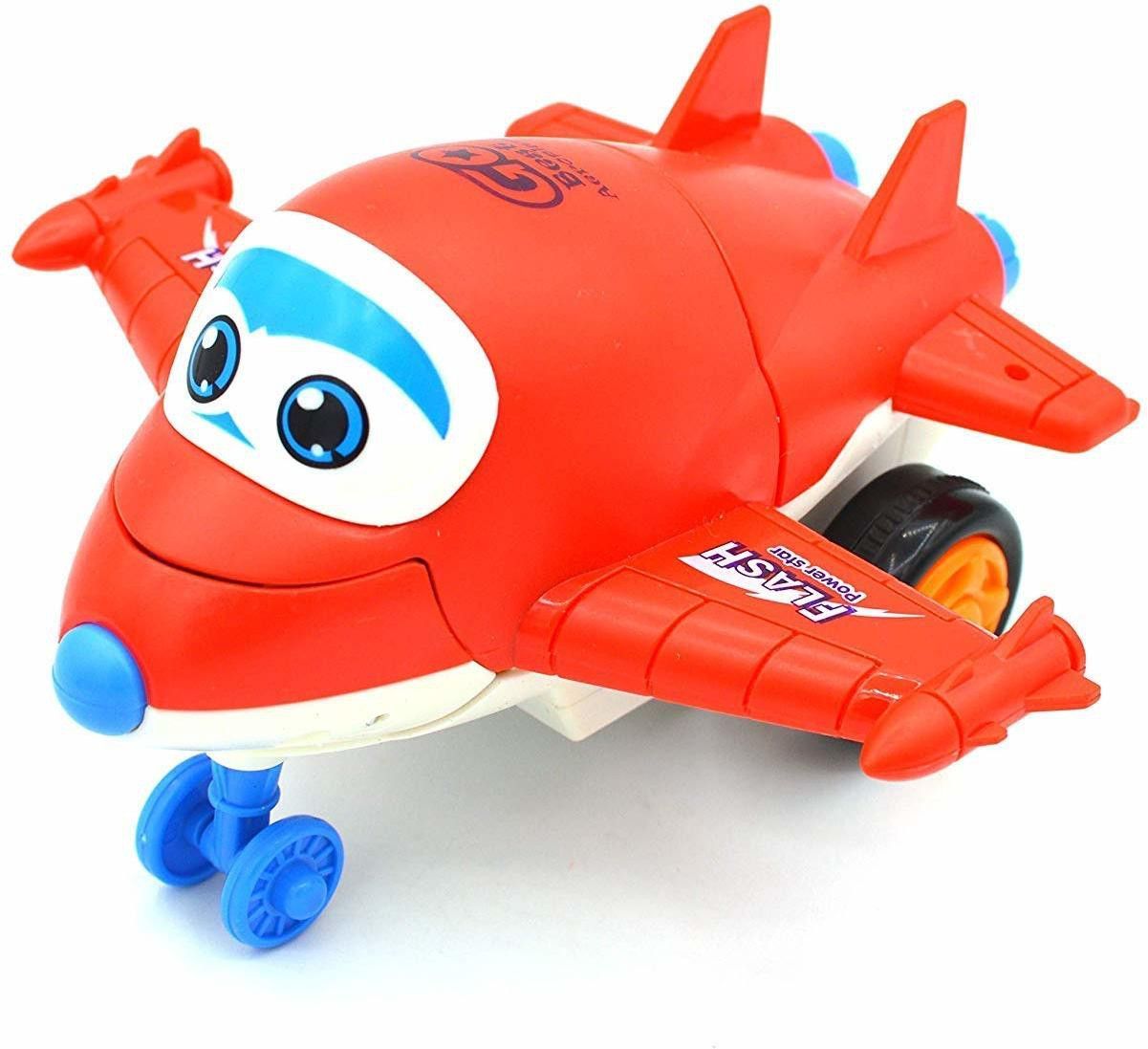 red robot plane toy for kids friction toys-image-25