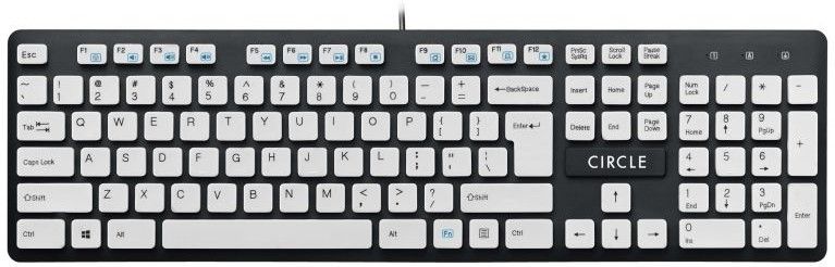 Circle C-23 Wired USB Laptop Keyboard Compatible with Desktop, Laptop, Mac-picture-10