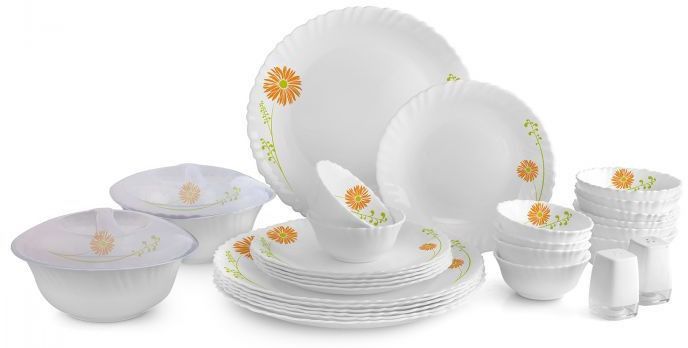 Pack of 31 Opalware CELLO DAZZLE LIVID LILAC 31 Dinner Set-picture-26