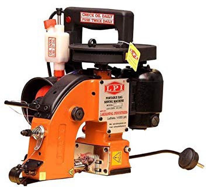 Portable Bag Closer Sewing Machine DA + Powerlon White Bag Closer Thread PP 2 Ply Unbreakable ( Pack of 10 ) Electric Sewing Machine-image-1