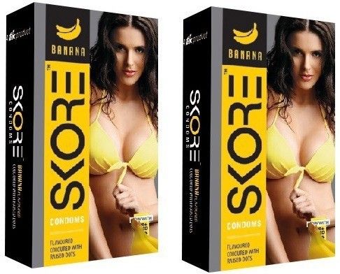 skore Banana Flavoured, Dotted Pack of 2 (Concealed/Confidential Packaging) Condom-picture-10