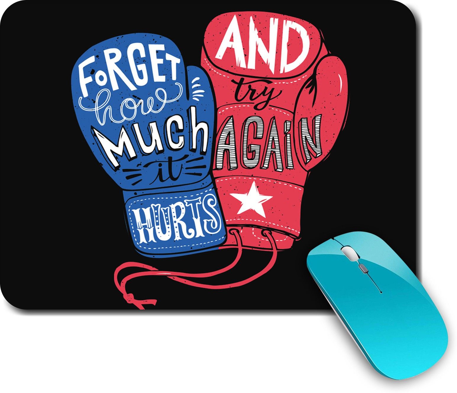 whats your kick Boxing | Sports | Game | Fitness |Creative | Printed Mouse Pad/Designer Waterproof Coating Gaming Mouse Pad For Computer/Laptop (Multi7) Non Slip Base Mousepad-image-8